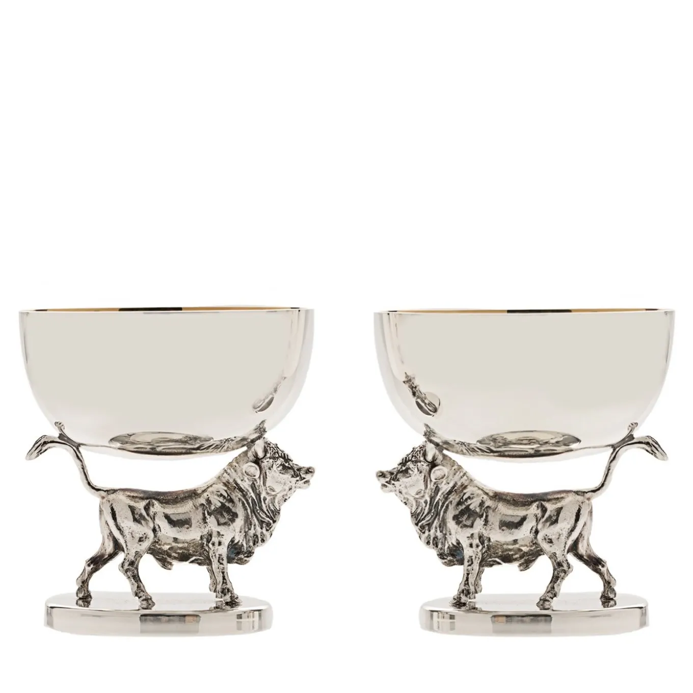 Salt Bowls with Bulls