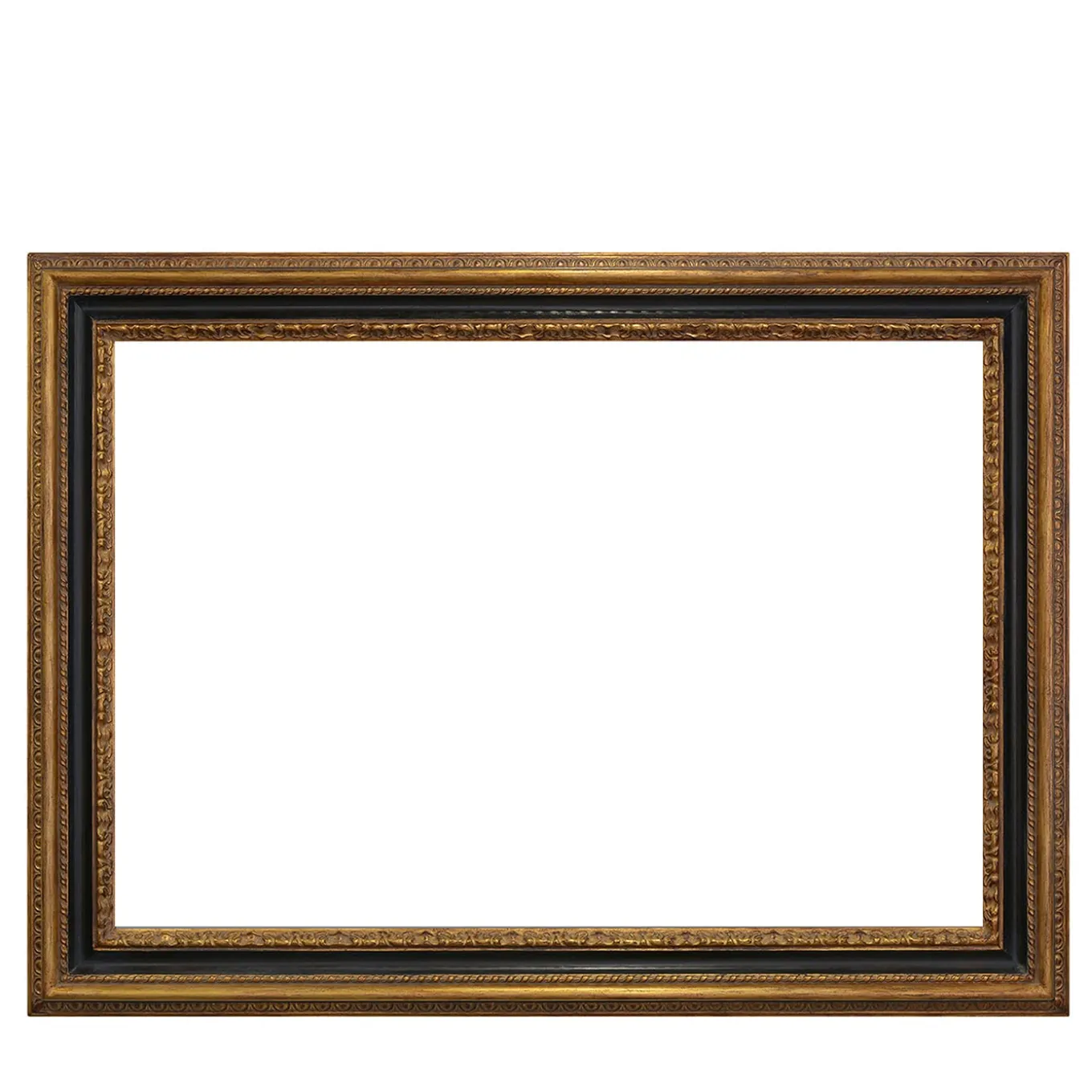 Salvator Rosa Ebony & Gold Frame #2