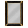 Salvator Rosa Ebony and Gold Wall Mirror