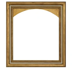 Salvator Rosa Gold & Ivory Arch Frame