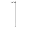 Salvia matte Black Outdoor Floor Lamp