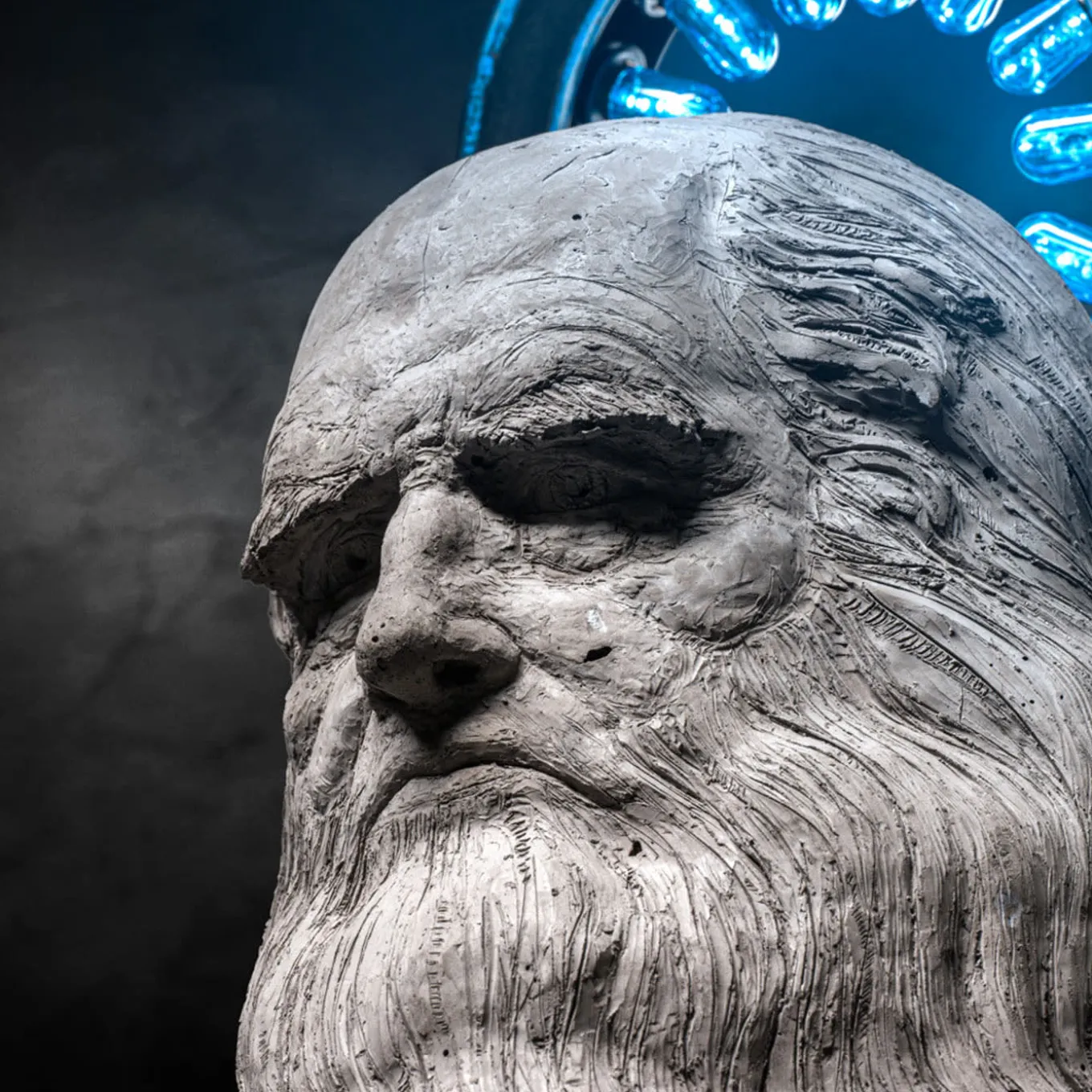 San Leonardo Da Vinci Bio Mortar & Rice Husk Sculpture