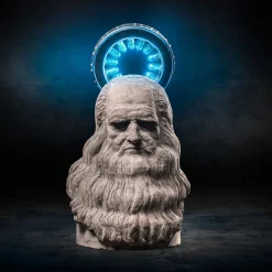 San Leonardo Da Vinci Bio Mortar & Rice Husk Sculpture