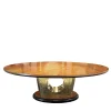 Santos Rosewood Oval Table