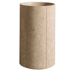 Sartoriale Column Beige Marble Washbasin by Federico Peri