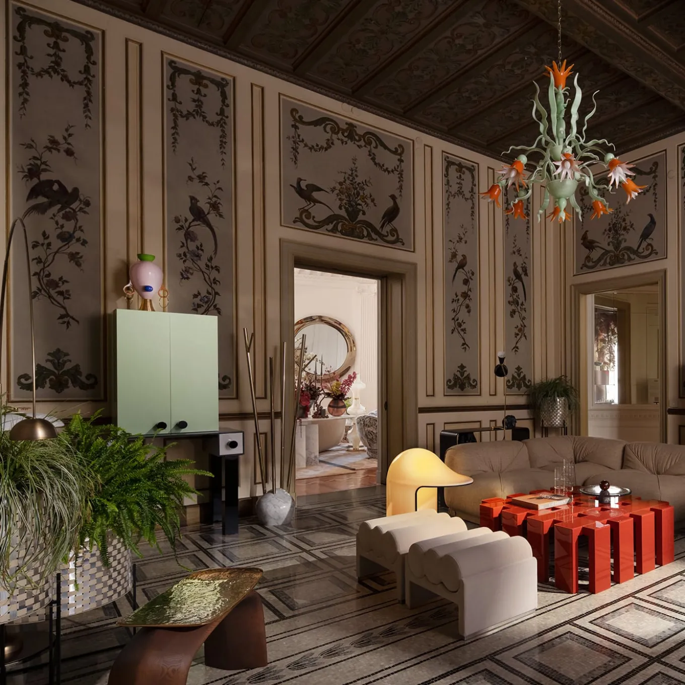 Satellite Floor Lamp by Carlo Giorgi