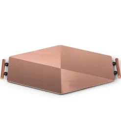 Satin Hexagonal Copper Tray by Chiara Andreatti