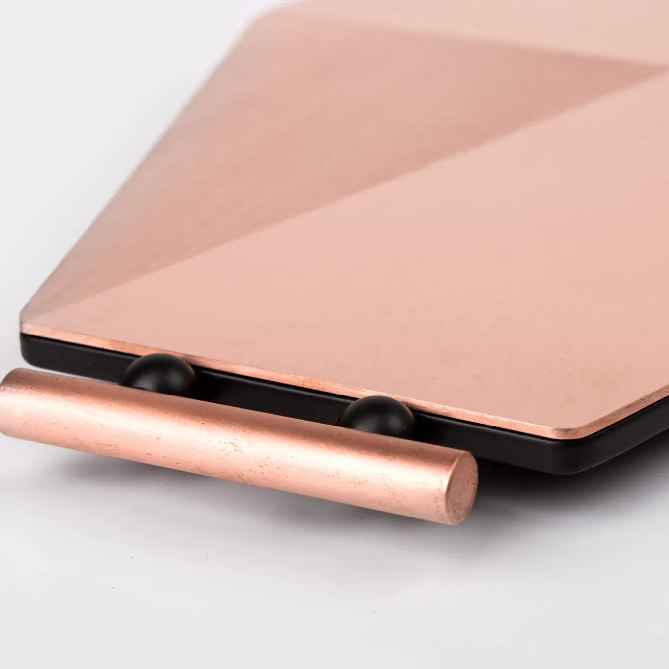 Satin Hexagonal Copper Tray by Chiara Andreatti