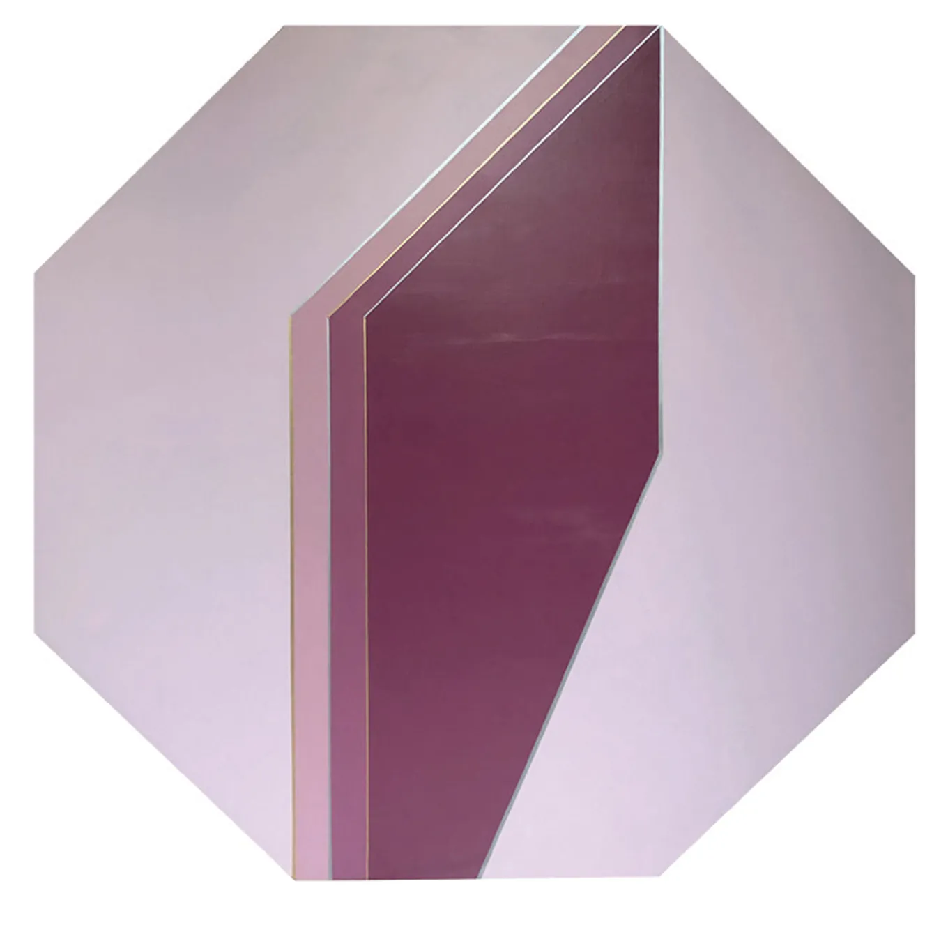 Satisfaction Pink Octagonal Decorative Panel