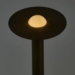 Saturno Brushed Bronze Resin Floor Lamp