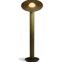 Saturno Brushed Bronze Resin Floor Lamp