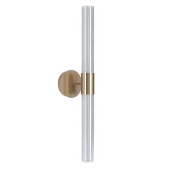 Sbàrlusc Large Transparent & Golden Sconce