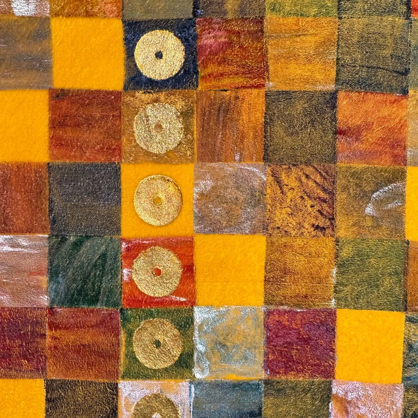 Scacchiera Velvet Hand-Painted Tapestry