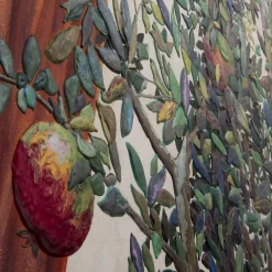 Scagliola and Oil Relief Painting by Lodovico Cupioli