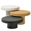 Scala Set of Three Round Tables with Column Base