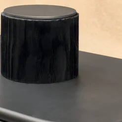 Scala Wood and Leather Bookcase