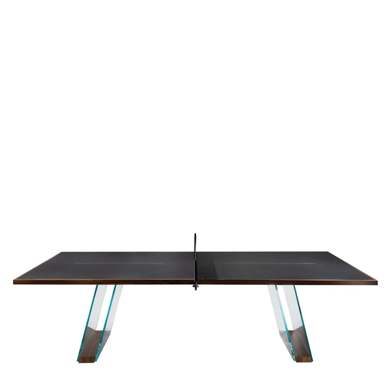 Scambio Wood and Glass Ping-Pong Table