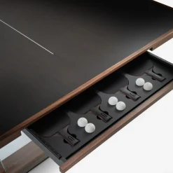 Scambio Wood and Glass Ping-Pong Table