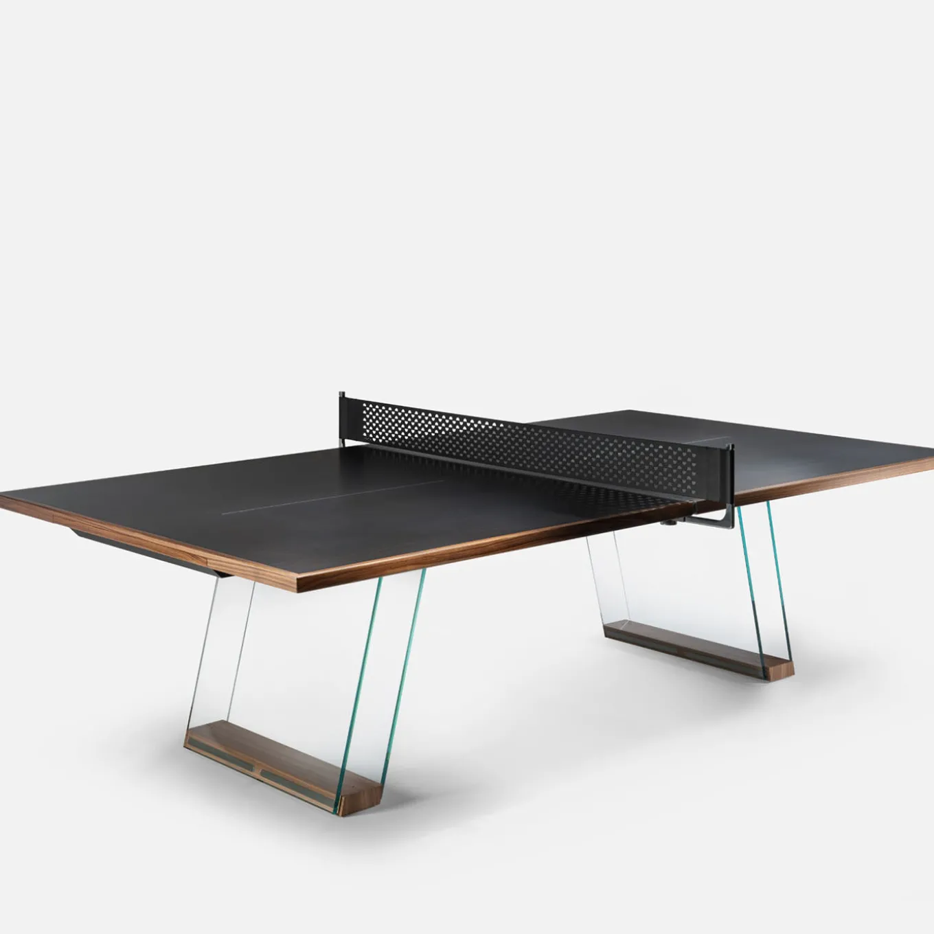 Scambio Wood and Glass Ping-Pong Table