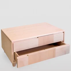 Scandinavian-Style 2-Drawer Maple Dresser