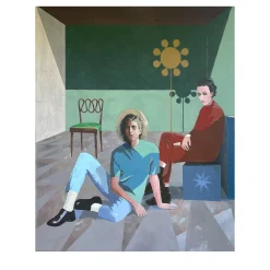 Se Avessimo Presente Che È Tutto Vanamente Acrylic on Canvas Figurative Painting