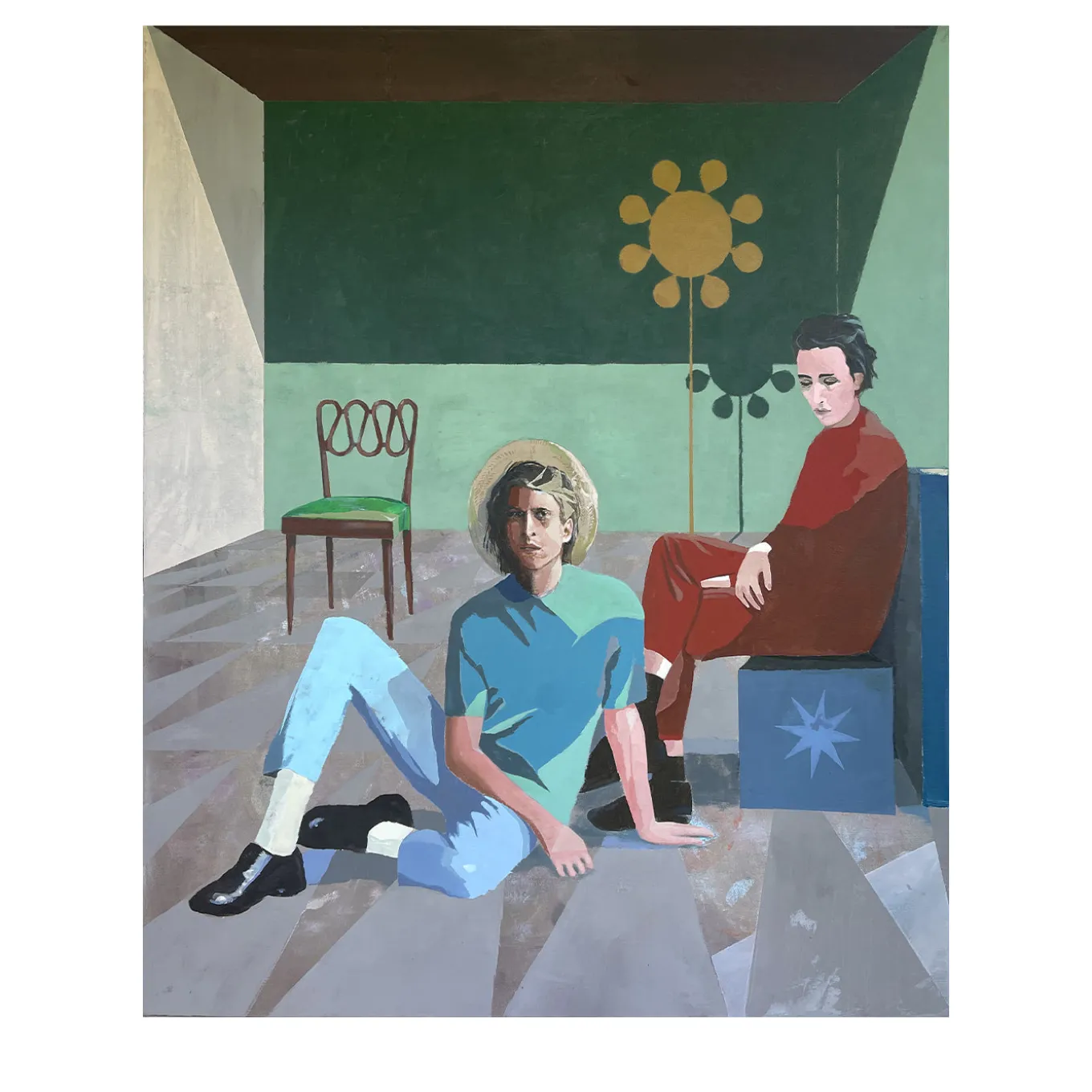 Se Avessimo Presente Che È Tutto Vanamente Acrylic on Canvas Figurative Painting