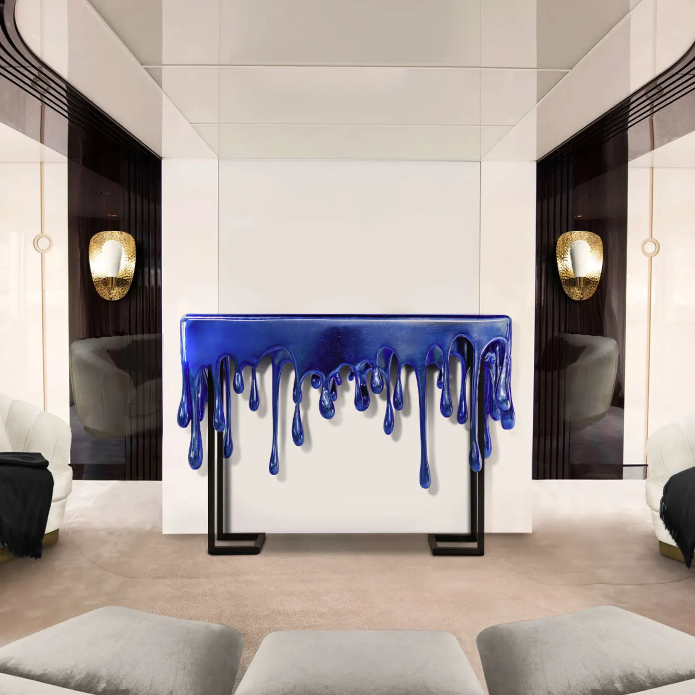 Sea Drops Console by Carlo Rampazzi