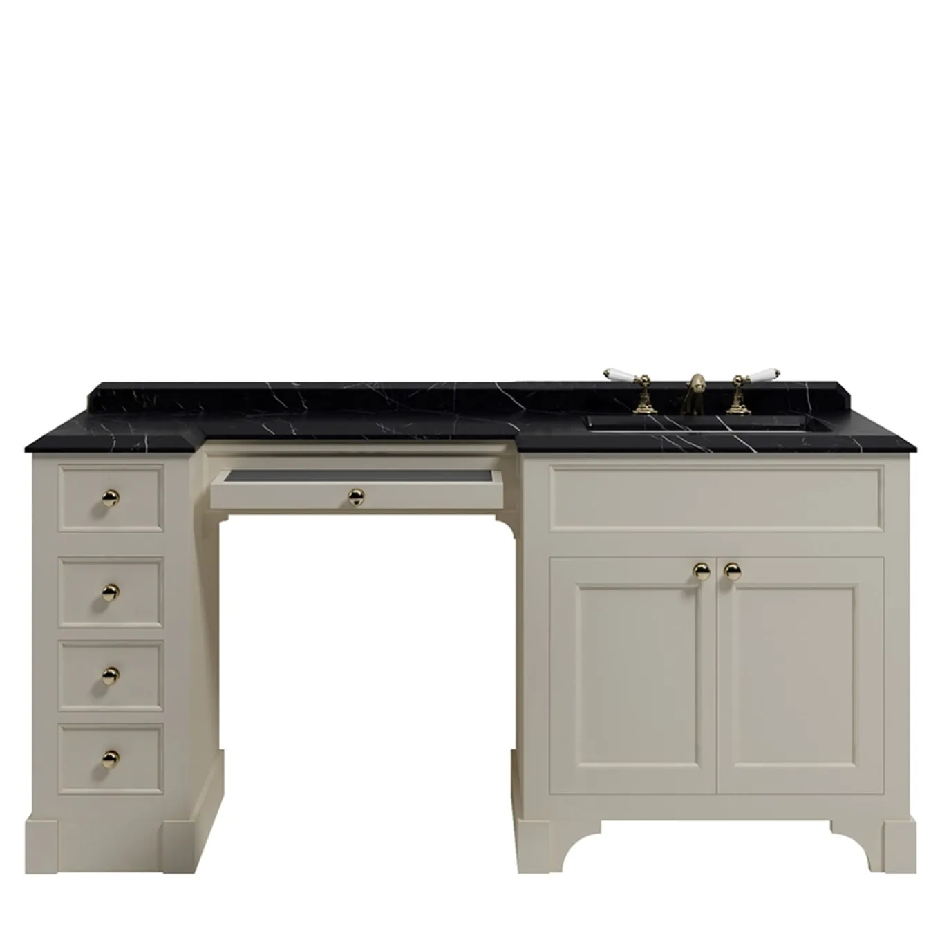 Season Vanity Cream & Black Marquinha