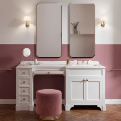 Season Vanity Pure White & Calacatta Borghini