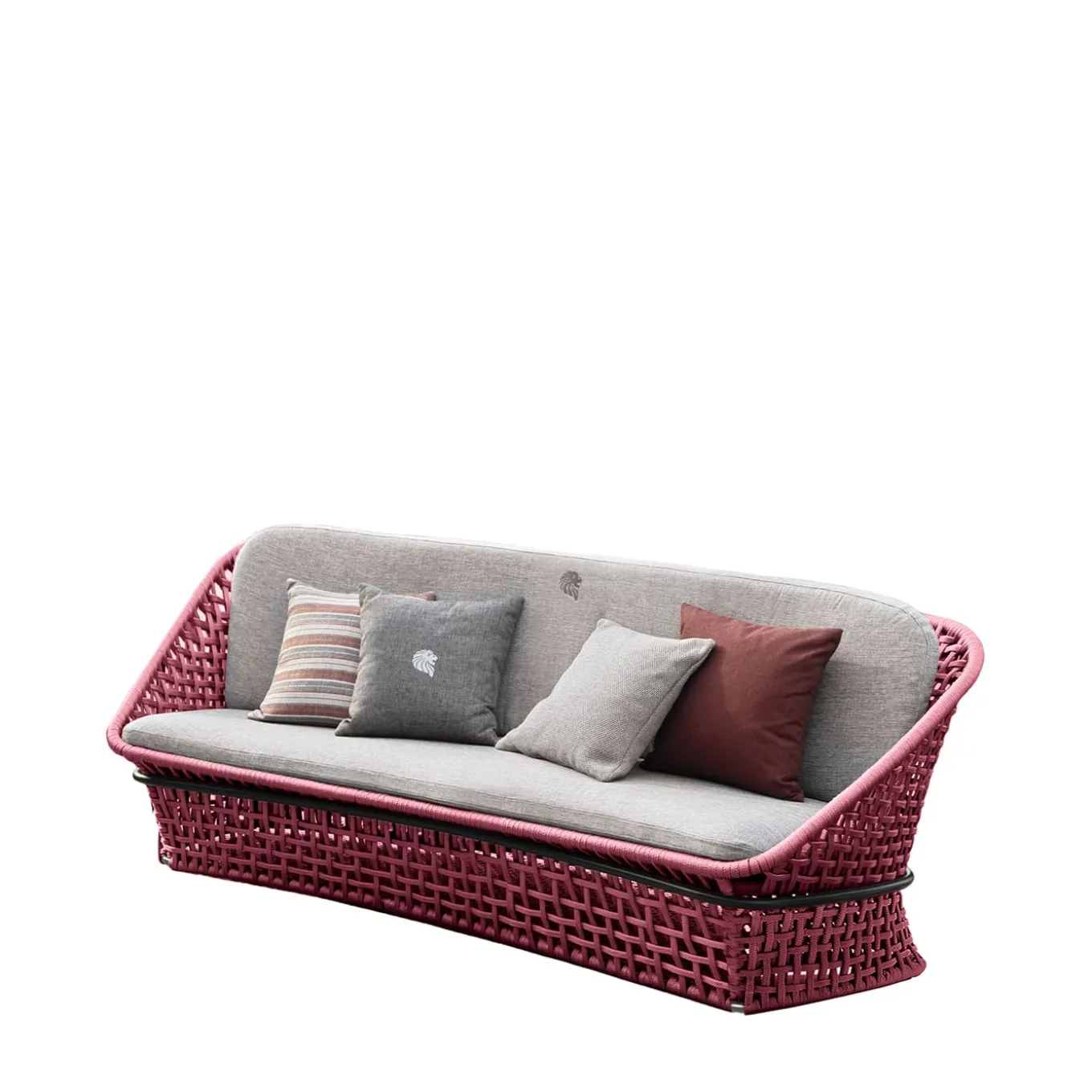 2-seater Amaranth Outdoor fabric Sofa