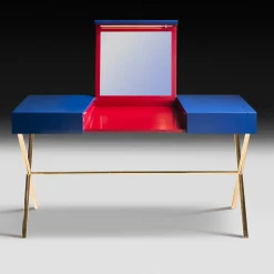 Secret 3 Blue and Red Vanity Desk