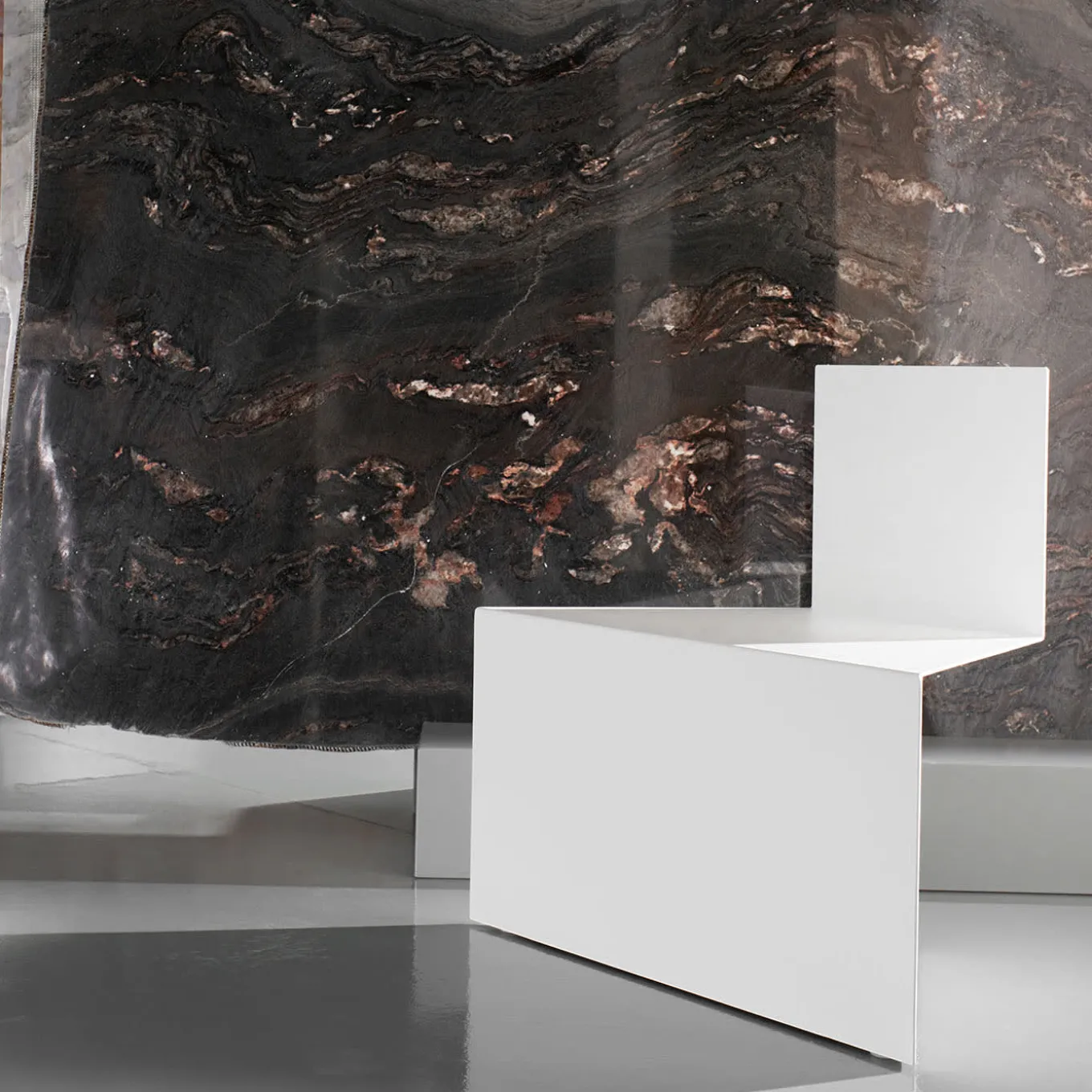 Seduta White Chair by Antonio Saporito