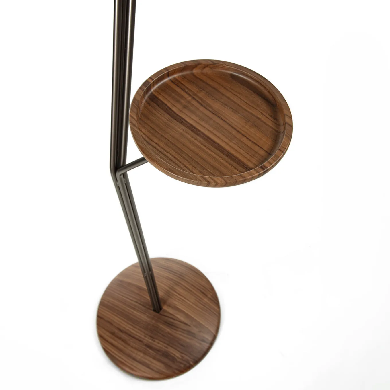 Seed Brown Metal and Wood Coat Stand