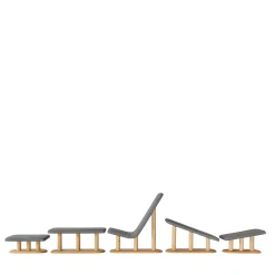 Segni A Set of 5 Benches Limited Edition by Lanzavecchia and Wai