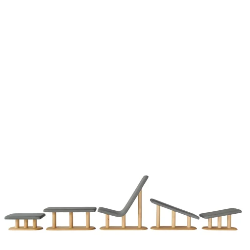 Segni A Set of 5 Benches Limited Edition by Lanzavecchia and Wai