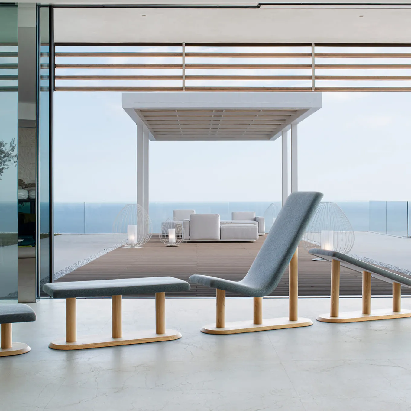 Segni A1 Set of 3 Benches Limited Edition by Lanzavecchia and Wai