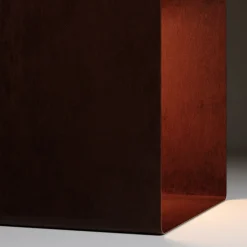 Seipesante Corten Steel Outdoor Floor Lamp