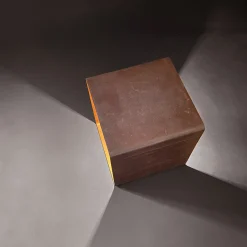 Seipesante Corten Steel Outdoor Floor Lamp