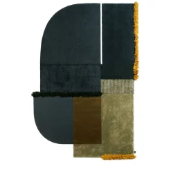 Selce #2 Goethite Blue Rug by Studio Salaris
