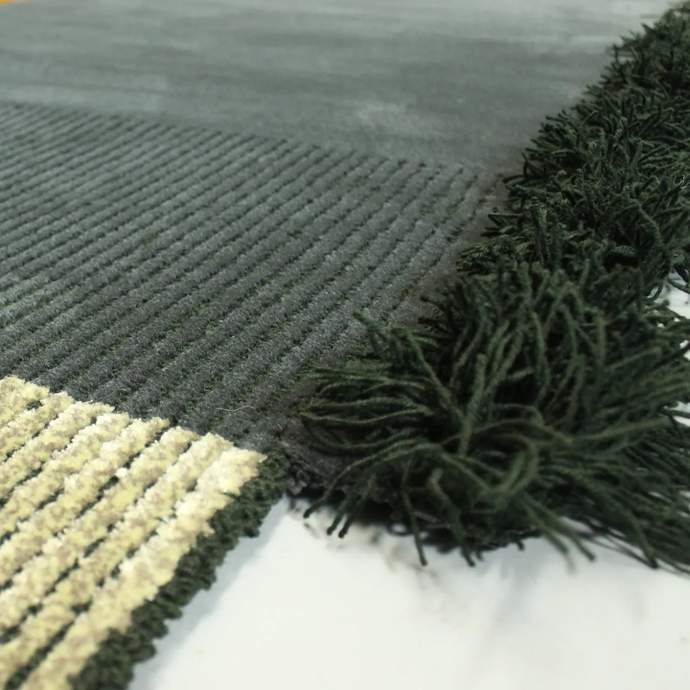 Selce #2 Goethite Blue Rug by Studio Salaris