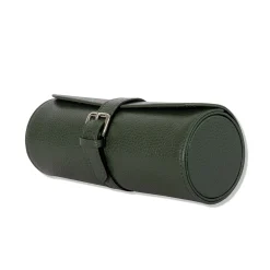 Selva Green Leather Travel Watch & Jewelry Holder