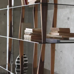 Sendai Glass Bookcase by Toyo Ito