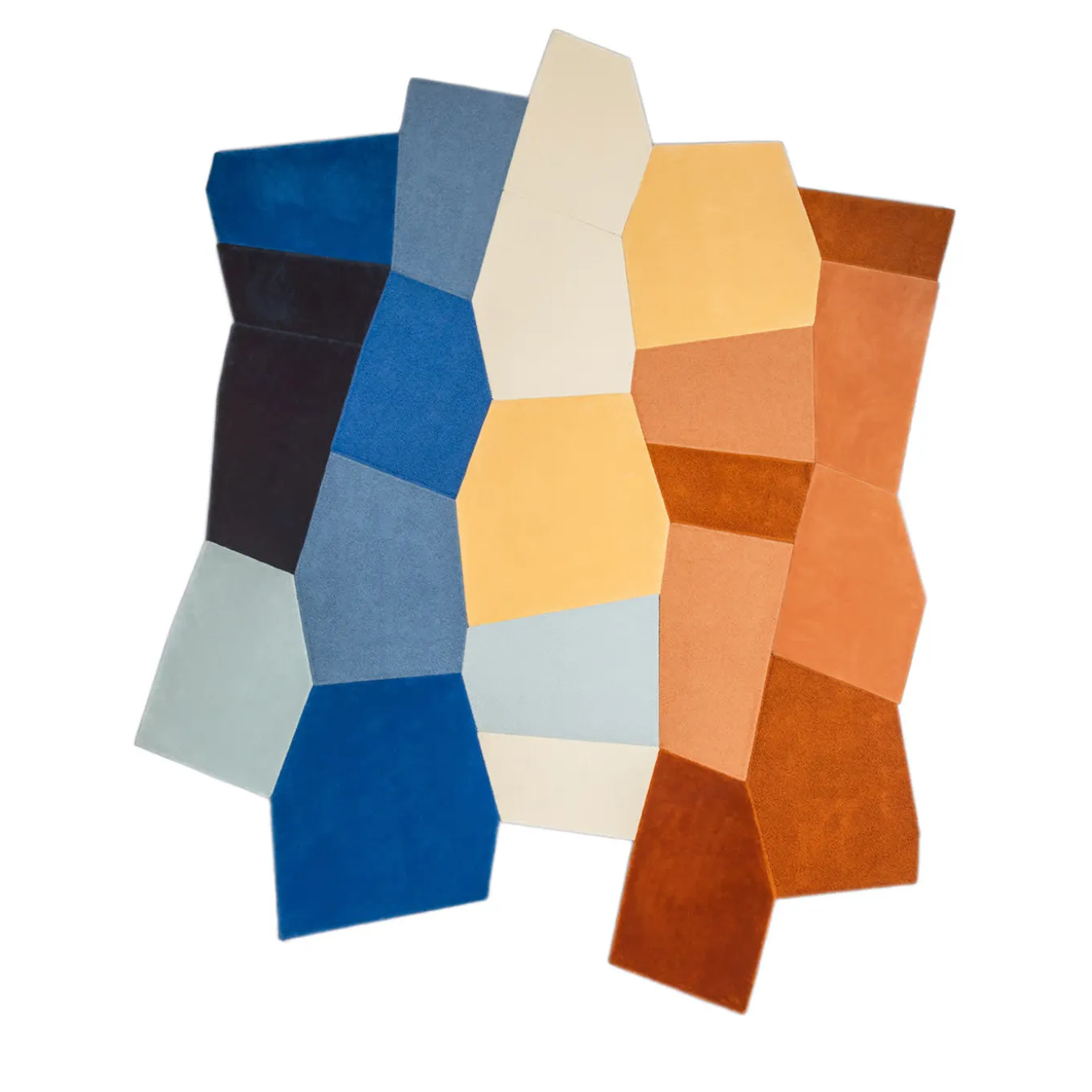 Sentiero di Filippo Modular Polychrome Rug by AMDL Circle