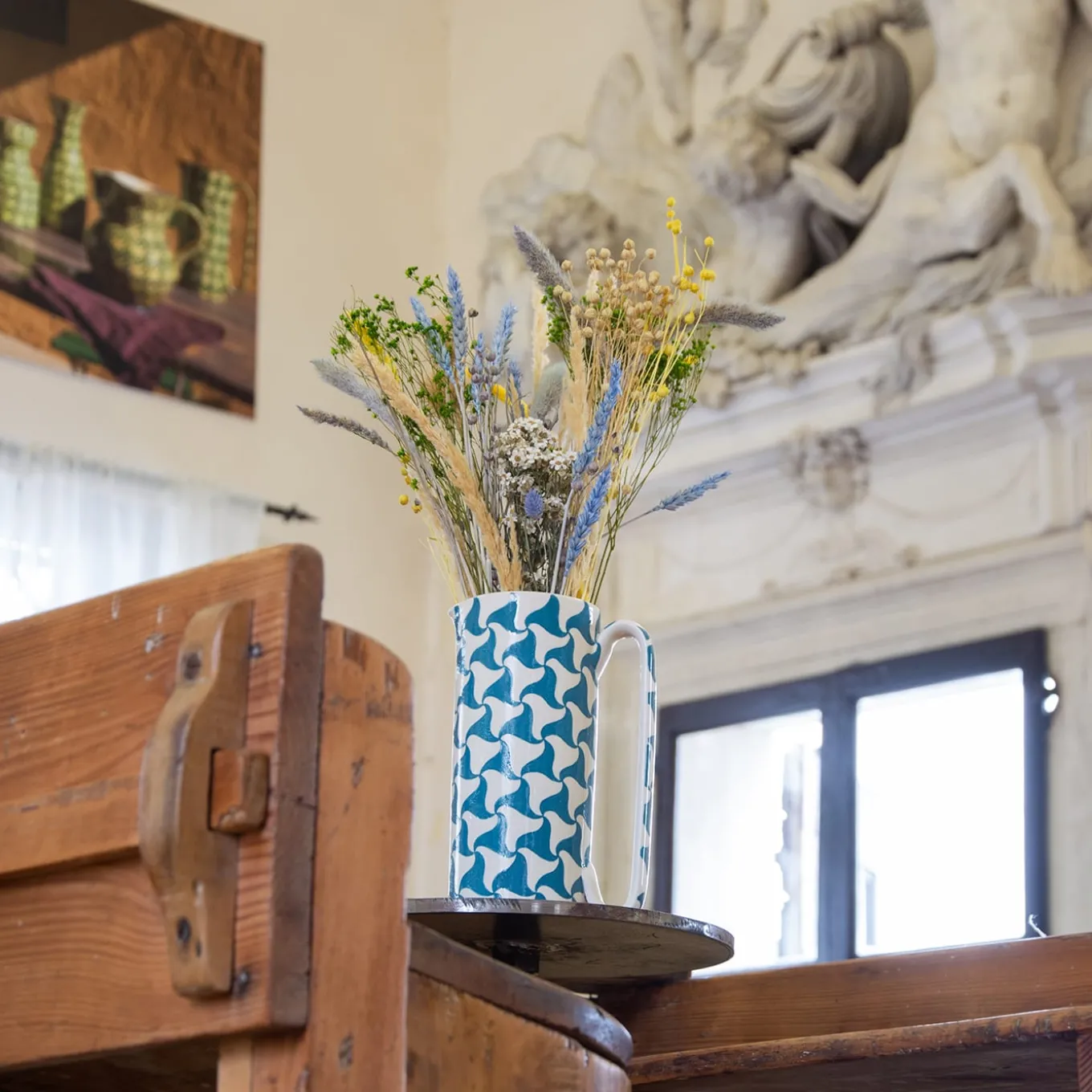 Serlio Blue Atellani Ceramic Carafe