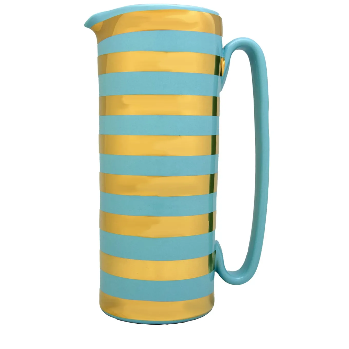 Serlio Gondoliere Gold & Blue Pitcher