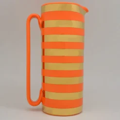 Serlio Gondoliere Gold & Orange Pitcher
