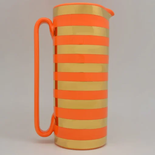 Serlio Gondoliere Gold & Orange Pitcher