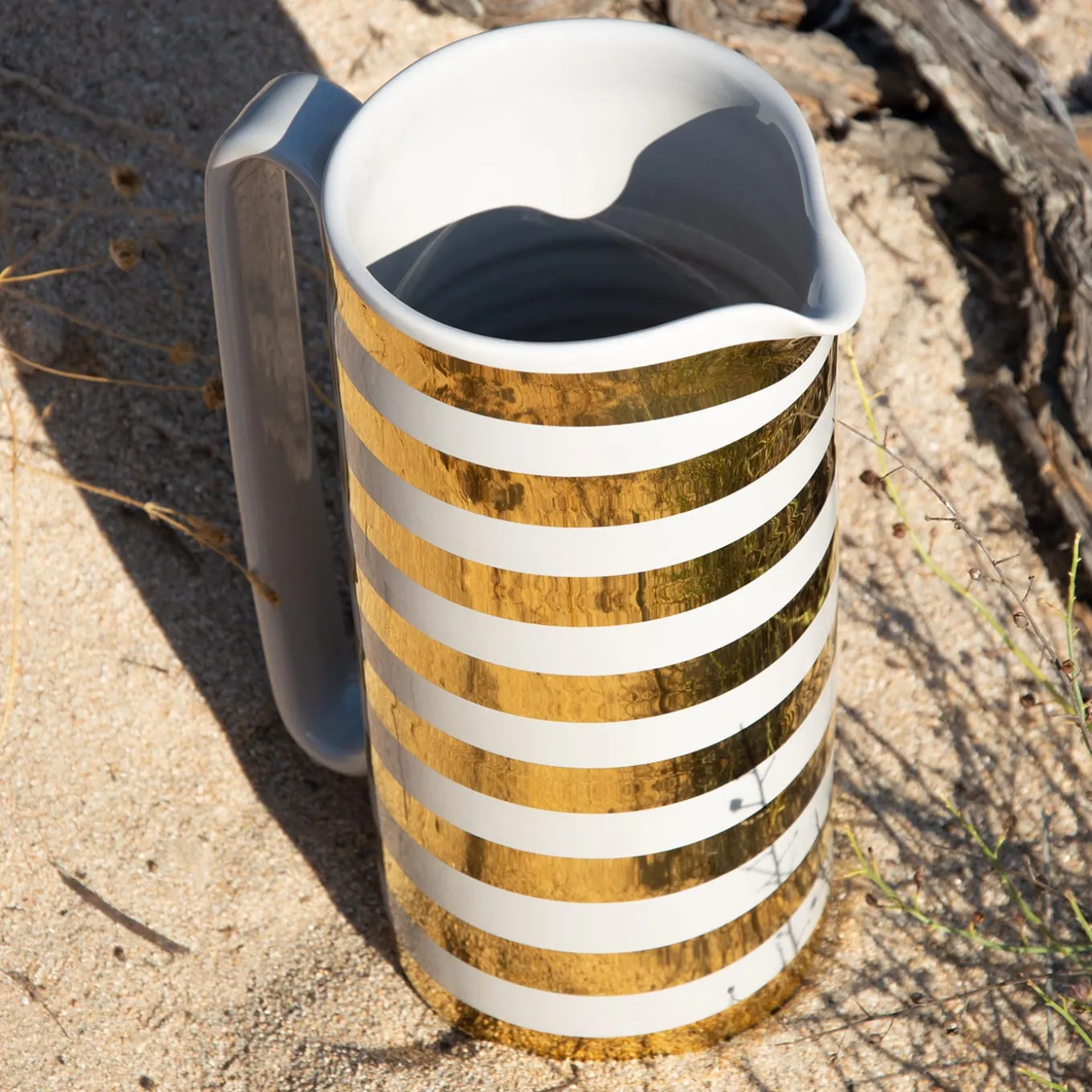 Serlio Gondoliere Gold 24K & White Carafe