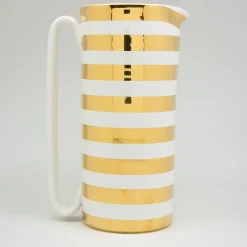 Serlio Gondoliere Gold 24K & White Carafe