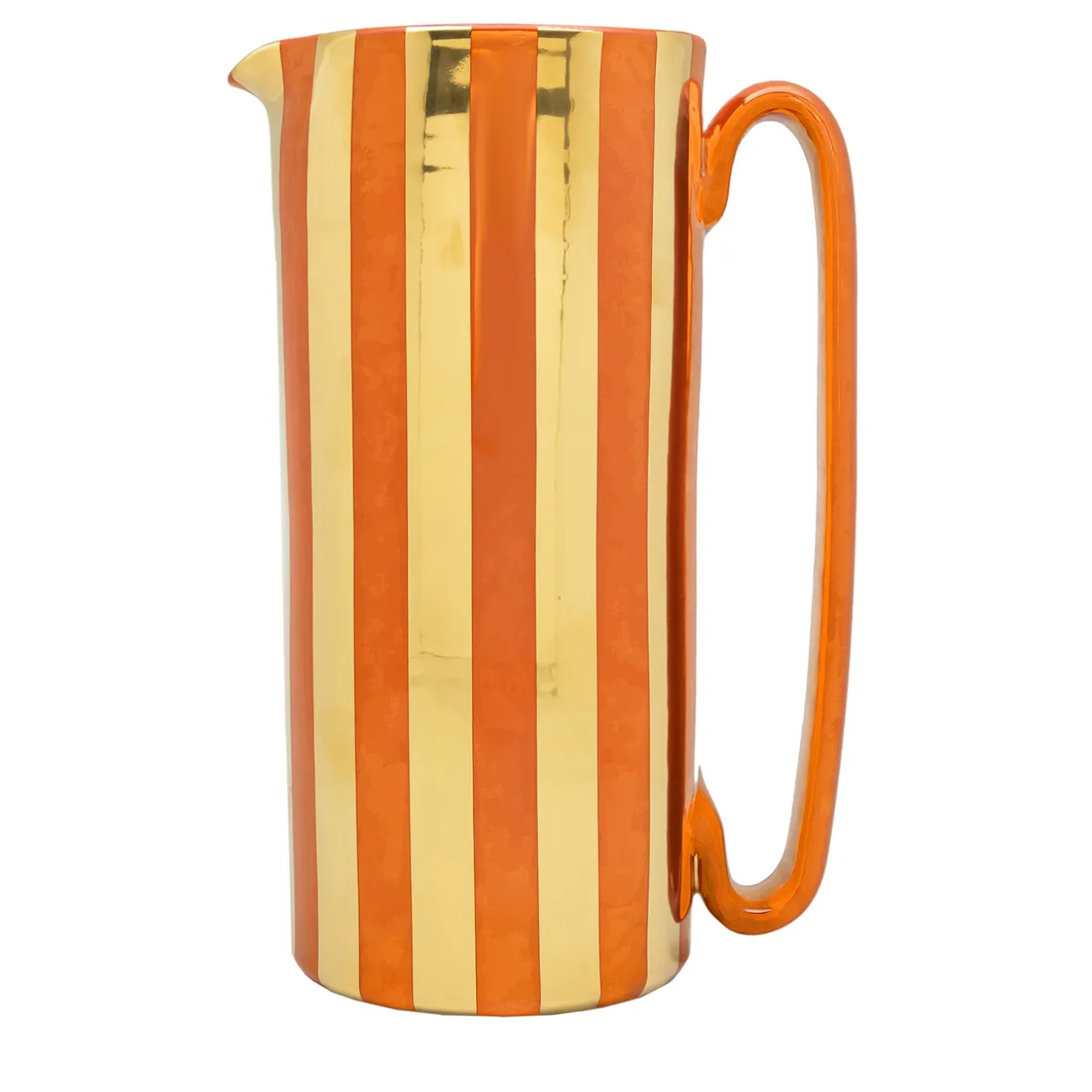 Serlio Mercante Gold 24K & Orange Carafe